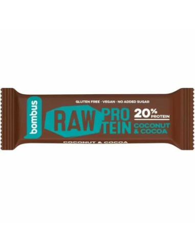 Baton Raw proteinowy kokos kakao - 50g - Bombus
