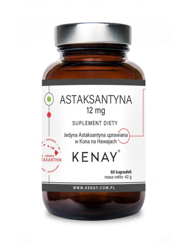 AstaZine Astaksantyna 12mg -  60kaps - Kenay
