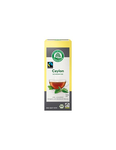 Herbata czarna Ceylon ekspresowa Bio - 20x2g - Lebensbaum
