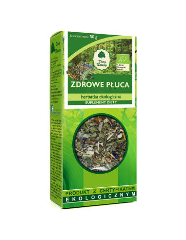 Herbata Zdrowe Płuca eko - 50g - Dary Natury