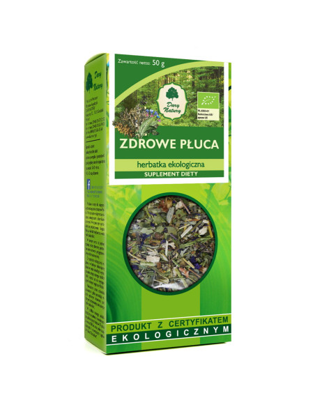 Herbata Zdrowe Płuca eko - 50g - Dary Natury
