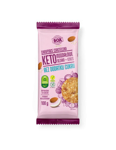 Ciastka migdałowe sezam + kokos bez dodatku cukru KETO - 120g - ZPC BOX
