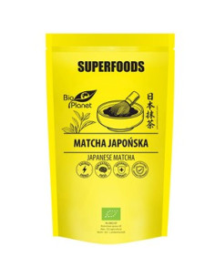 Herbata zielona matcha japońska bio 100g - Bio Planet Superfoods