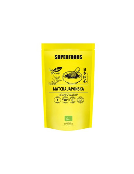 Herbata zielona matcha japońska bio 100g - Bio Planet Superfoods