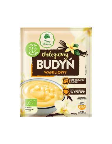 Budyń waniliowy Eko  - 40g - Dary Natury