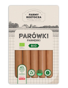 PARÓWKI FARMERKI BIO 250 g - FARMY ROZTOCZA (NA ZAMÓWIENIE)