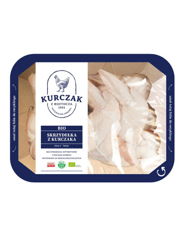 SKRZYDEŁKA Z KURCZAKA BIO (około 0,40 kg) - KURCZAK Z ROZTOCZA (NA ZAMÓWIENIE)