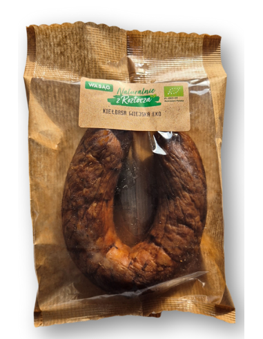 KIEŁBASA WIEJSKA BIO 200 g - WASĄG (NA ZAMÓWIENIE)