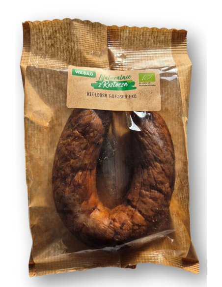 KIEŁBASA WIEJSKA BIO 200 g - WASĄG (NA ZAMÓWIENIE)