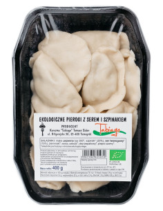 PIEROGI Z SEREM I SZPINAKIEM BIO 400 g - KARCZMA TABIAGO (NA ZAMÓWIENIE)