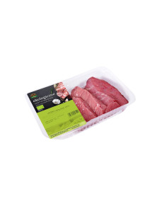 UDZIEC BEZ KOŚCI WOŁOWY SUROWY KROJONY BIO (około 0,35 kg) - WASĄG (NA ZAMÓWIENIE)
