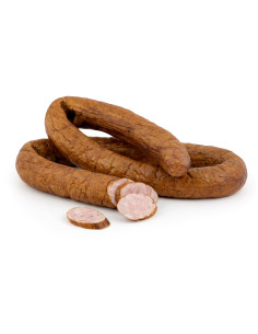 KIEŁBASA FIRMOWA BIO (około 0,45 kg) - FARMY ROZTOCZA (NA ZAMÓWIENIE)