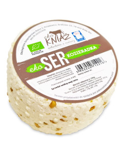 SER Z KOZIERADKĄ ŚWIEŻY BIO (około 0,35 kg) - EKO KNIAŹ (NA ZAMÓWIENIE)