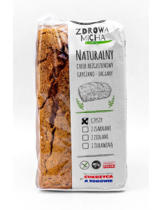 CHLEB CZYSTY GRYCZANO - JAGLANY BEZGLUTENOWY 600 g - ZDROWA MICHA (NA ZAMÓWIENIE)