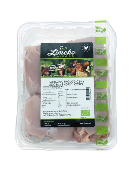 UDZIEC Z KURCZAKA BK/BS SUROWY BIO (około 0,50 kg) - LIMEKO (NA ZAMÓWIENIE)