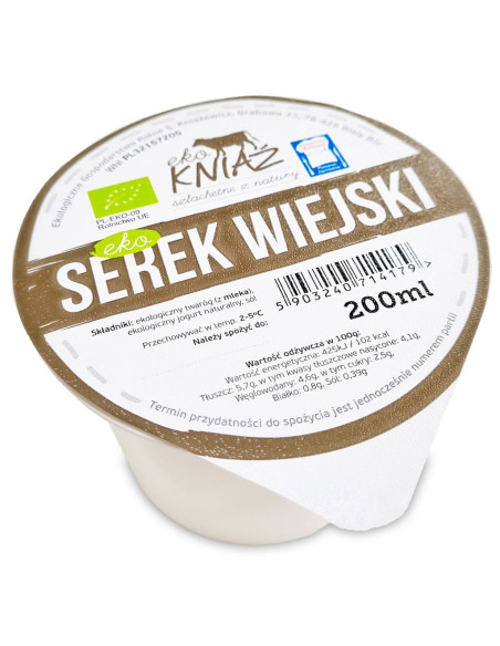 SEREK WIEJSKI BIO 200 ml - EKO KNIAŹ (NA ZAMÓWIENIE)