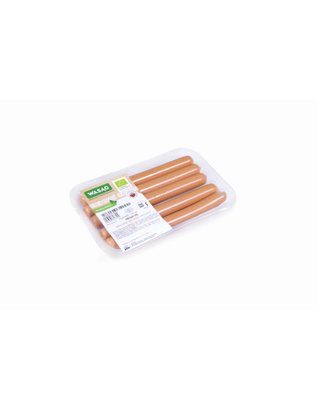 PARÓWKI BIO (5 szt.) 320 g - WASĄG (NA ZAMÓWIENIE)