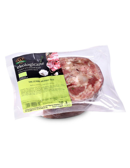 SALCESON WŁOSKI BIO (około 0,35 kg) - WASĄG (NA ZAMÓWIENIE)
