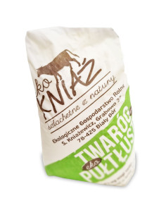 TWARÓG PÓŁTŁUSTY BIO (około 0,30 kg) - EKO KNIAŹ (NA ZAMÓWIENIE)
