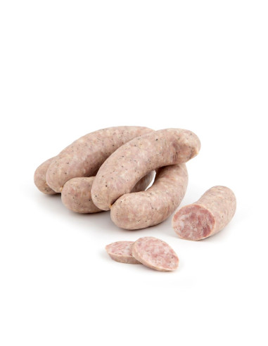 KIEŁBASA BIAŁA BIO (około 0,30 kg) - FARMY ROZTOCZA (NA ZAMÓWIENIE)