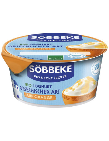 JOGURT TYPU GRECKIEGO Z POMARAŃCZĄ IO 150 g - SOBBEKE