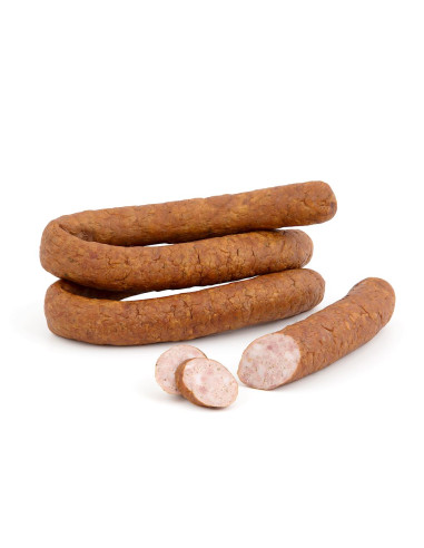 KIEŁBASA KRUCHA BIO (około 0,30 kg) - FARMY ROZTOCZA (NA ZAMÓWIENIE)
