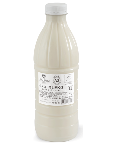 MLEKO A2 ŚWIEŻE 3,5 % BIO 1 L - JUCHOWO (NA ZAMÓWIENIE)