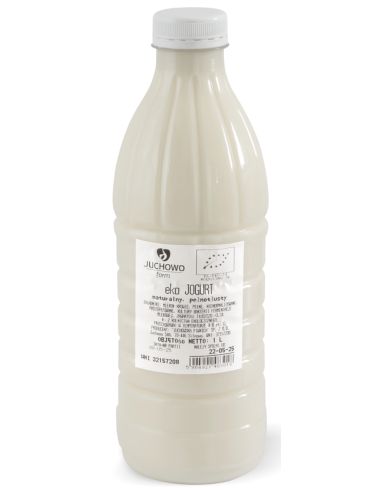 JOGURT NATURALNY 3,5 % Z MLEKA A2 BIO 1 L - JUCHOWO (NA ZAMÓWIENIE)