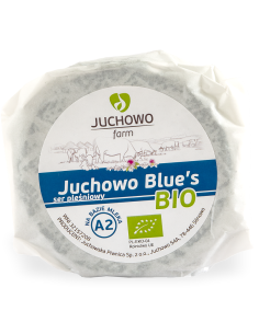 SER PLEŚNIOWY BLUE'S Z MLEKA A2 BIO (około 0,25 kg) - JUCHOWO (NA ZAMÓWIENIE)