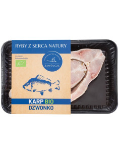 KARP ŚWIEŻY DZWONKO BIO (około 0,50 kg) (TACKA) - GOSPODARSTWO RYBACKIE ZAWÓLCZE (NA ZAMÓWIENIE)