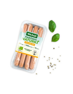 PARÓWKI Z KURCZAKA BIO 150 g - WASĄG (NA ZAMÓWIENIE)
