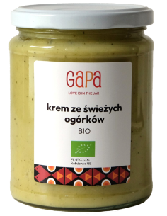 KREM ZE ŚWIEŻYCH OGÓRKÓW BIO 450 g - GAPA (PRODUKT SEZONOWY)