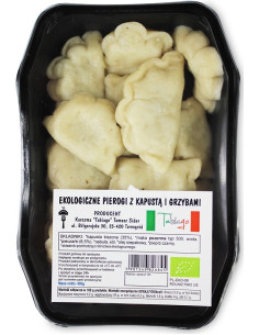 PIEROGI Z KAPUSTĄ I GRZYBAMI BIO 400 g - KARCZMA TABIAGO (NA ZAMÓWIENIE)