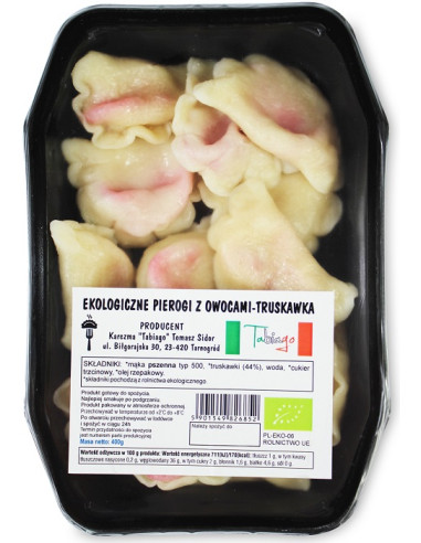 PIEROGI Z TRUSKAWKĄ BIO 400 g - KARCZMA TABIAGO (NA ZAMÓWIENIE)
