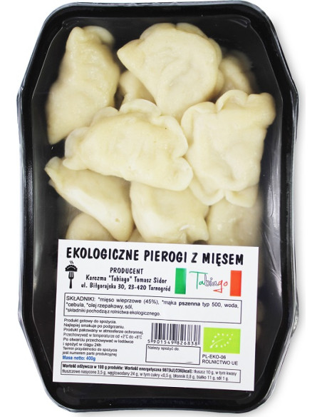 PIEROGI Z MIĘSEM BIO 400 g - KARCZMA TABIAGO (NA ZAMÓWIENIE)