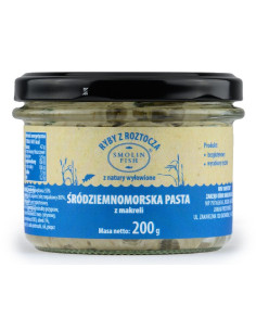 PASTA Z MAKRELI WĘDZONEJ ŚRÓDZIEMNOMORSKA BEZGLUTENOWA 200 g - SMOLIN FISH (NA ZAMÓWIENIE)
