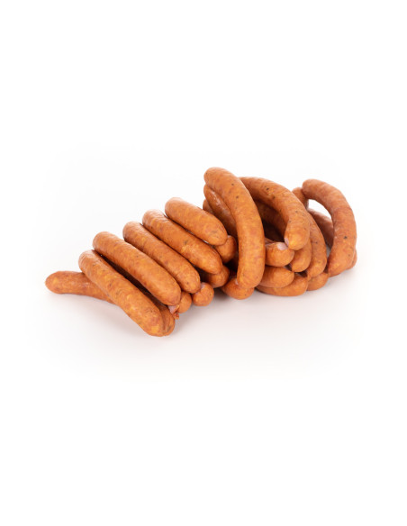 KIEŁBASKI FARMERSKIE BIO (około 0,40 kg) - FARMY ROZTOCZA (NA ZAMÓWIENIE)