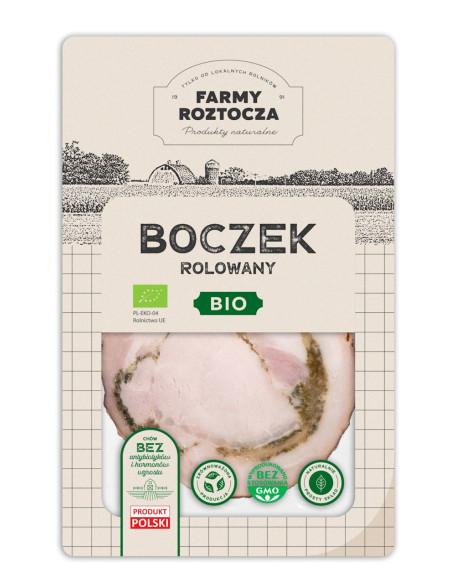 BOCZEK ROLOWANY BIO 100 g - FARMY ROZTOCZA (NA ZAMÓWIENIE)
