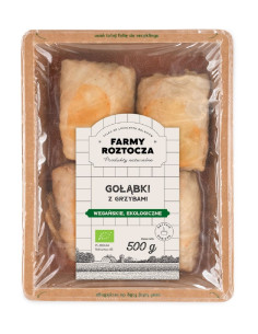 GOŁĄBKI WEGAŃSKIE Z GRZYBAMI BIO 500 g - FARMY ROZTOCZA (NA ZAMÓWIENIE)