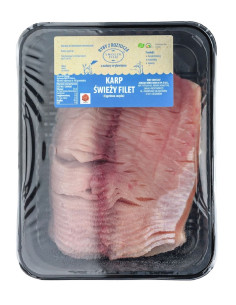 KARP ŚWIEŻY FILET (około 0,50 kg) - SMOLIN FISH (NA ZAMÓWIENIE)
