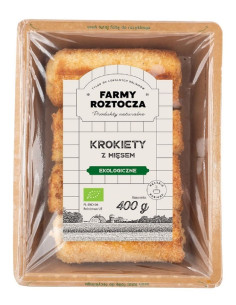 KROKIETY Z MIĘSEM BIO 400 g - FARMY ROZTOCZA (NA ZAMÓWIENIE)