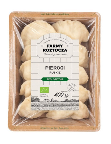 PIEROGI RUSKIE BIO 400 g - FARMY ROZTOCZA (NA ZAMÓWIENIE)