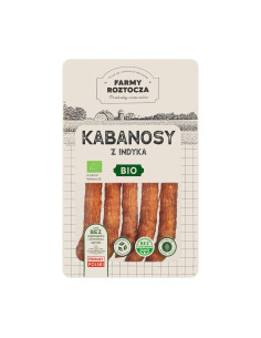 KABANOSY Z INDYKA BIO 150 g - FARMY  ROZTOCZA (NA ZAMÓWIENIE)