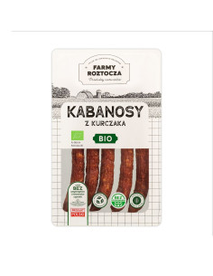 KABANOSY Z KURCZAKA BIO 150 g - FARMY  ROZTOCZA (NA ZAMÓWIENIE)