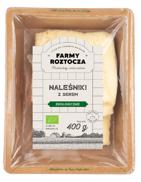 NALEŚNIKI Z SEREM BIO 400 g - FARMY ROZTOCZA (NA ZAMÓWIENIE)