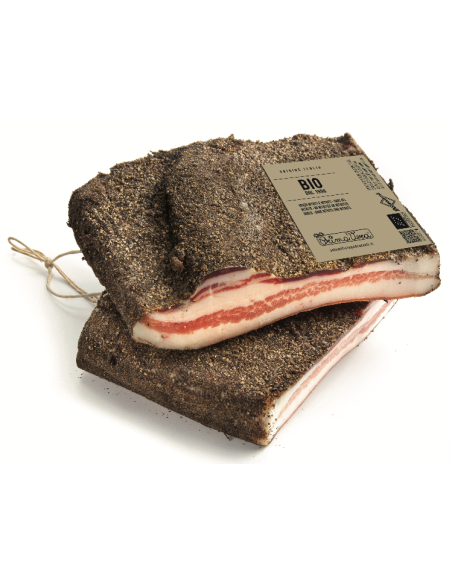 BOCZEK DOJRZEWAJĄCY (PANCETTA) BIO (około 1,5 kg) - PRIMAVERA (NA ZAMÓWIENIE)