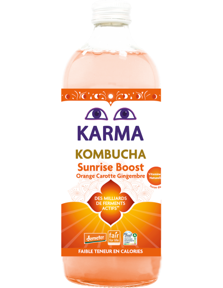 KOMBUCHA SUNRISE BOOST FAIR FOR LIFE DEMETER BIO 1 L - KARMA KOMBUCHA