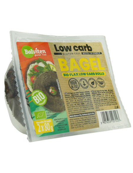 BAJGLE LNIANE KETO BEZGLUTENOWE BIO (2 szt.) 160 g - BALVITEN
