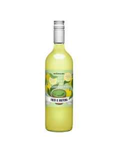 KOMBUCHA YUZU I MATCHA BIO 750 ml - DELIKATNA