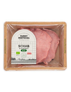 SCHAB KROJONY SUROWY BIO 300 g - FARMY ROZTOCZA (NA ZAMÓWIENIE)